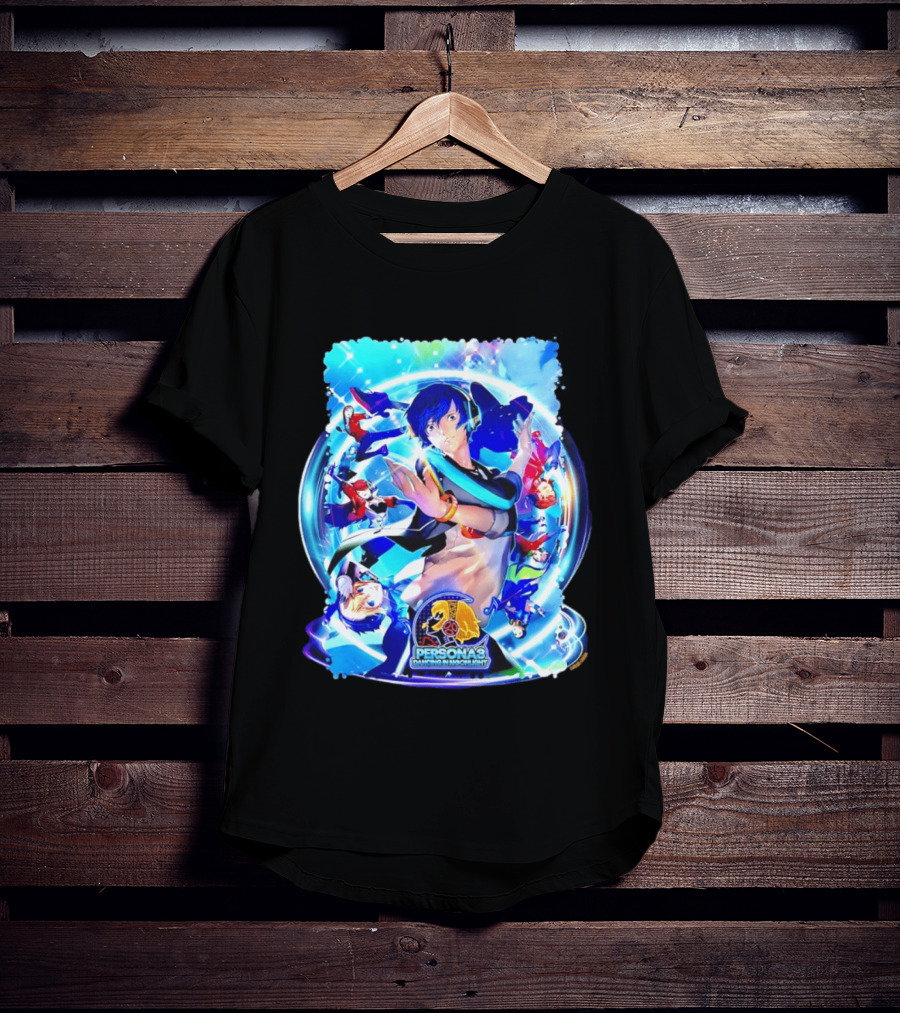 Persona 3 Dancing In Moonlight ATLUS Colorful Character Collage T-Shirt