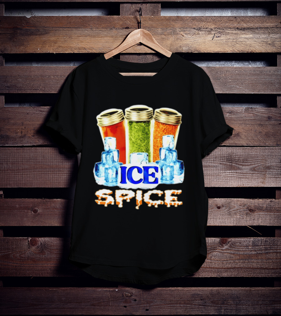 Ice Spice Iced Out Hip Hop Rap Music Funny Wordplay T-Shirt