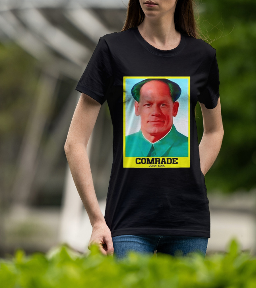 Comrade John Xina Meme Mao Zedong Parody Image T-Shirt