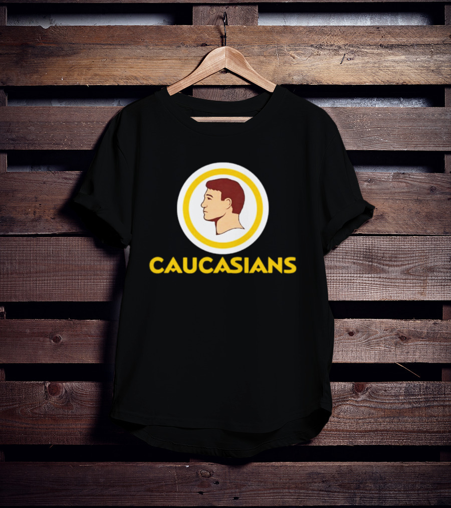 Caucasians Satire Sports Humor Caucasian Face T-Shirt