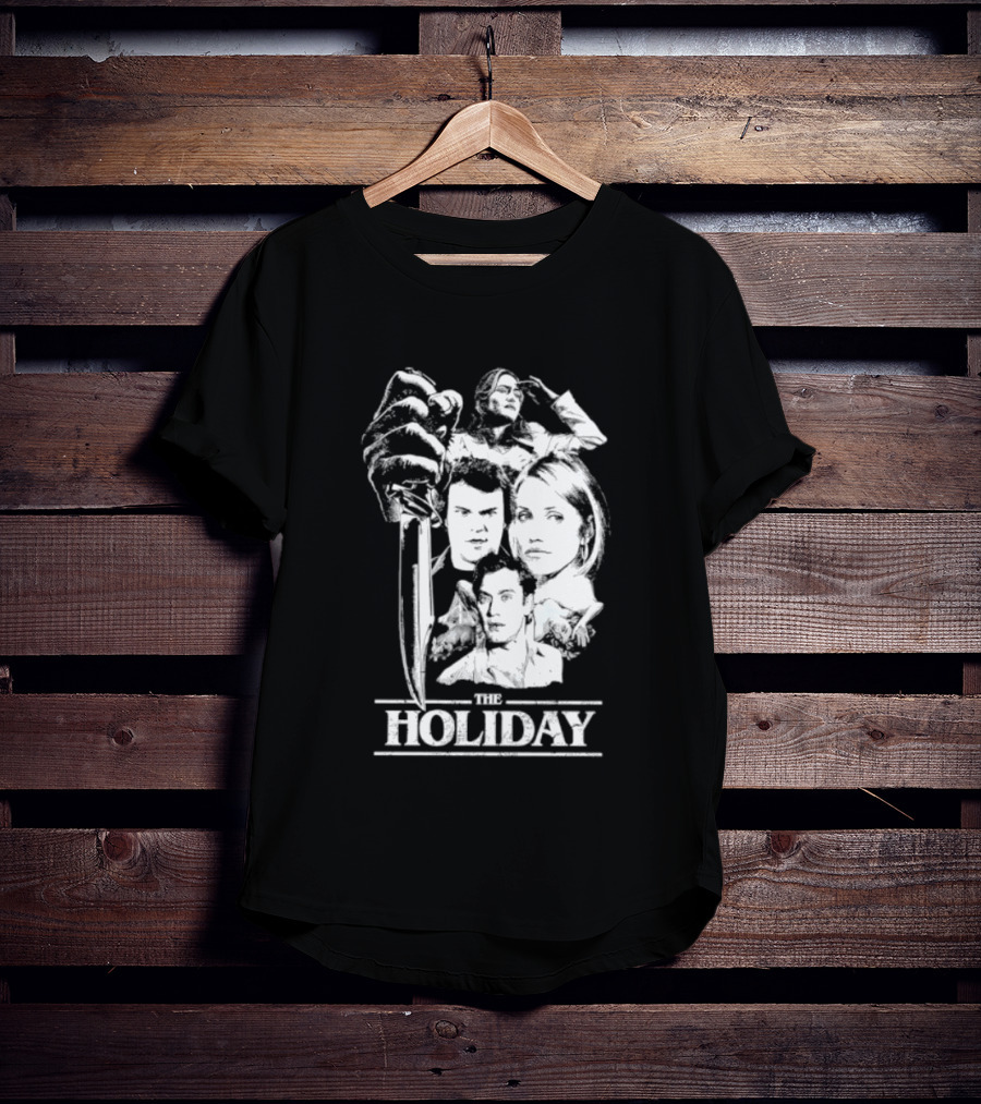 Kate Winslet Jack Black Cameron Diaz Jude Law The Holiday Horror Slasher Mashup T-Shirt