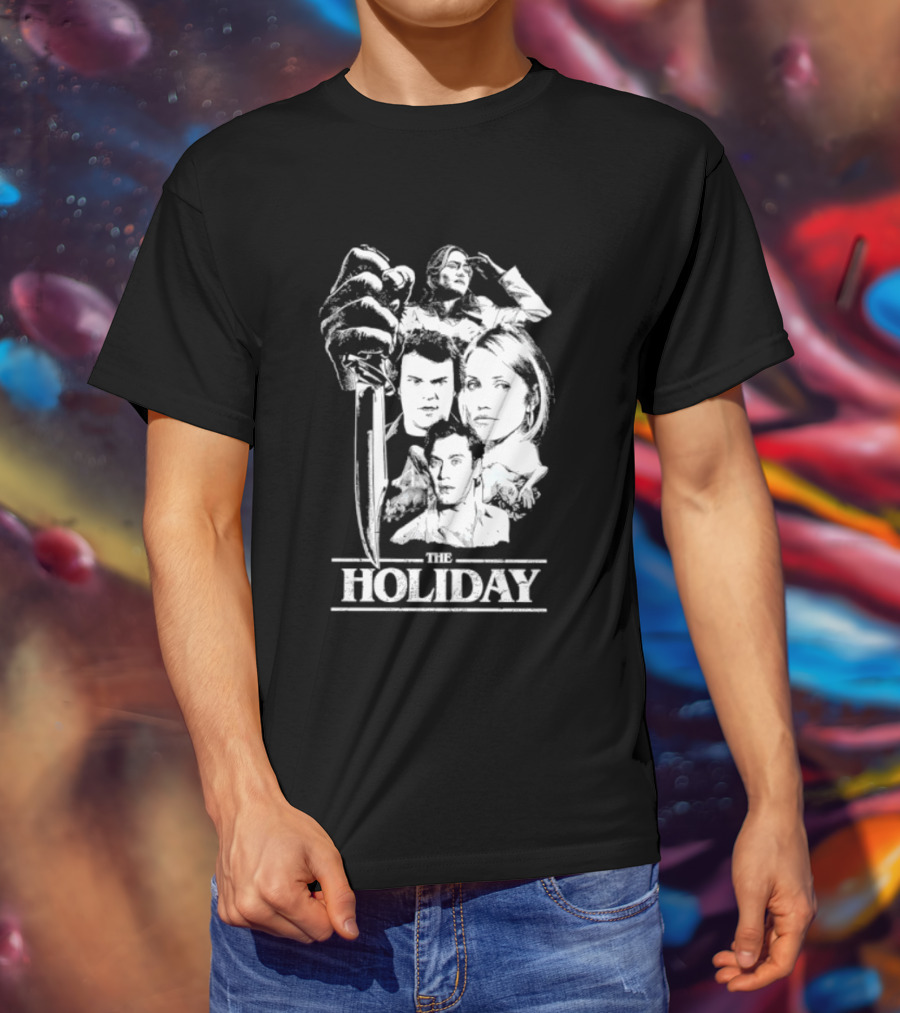 Kate Winslet Jack Black Cameron Diaz Jude Law The Holiday Horror Slasher Mashup T-Shirt