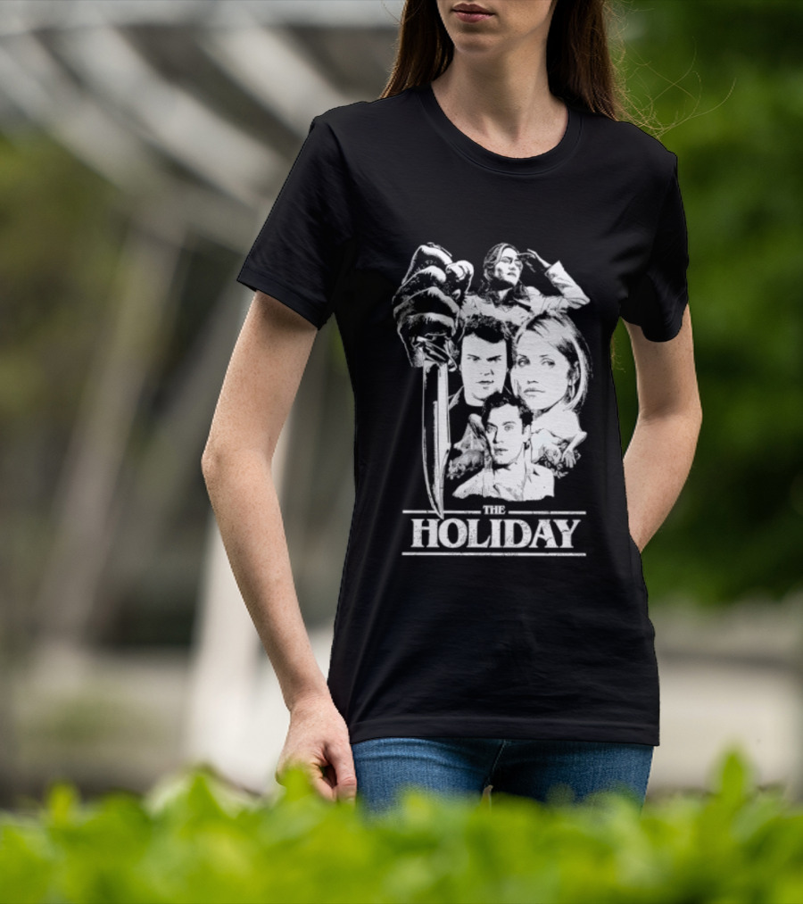 Kate Winslet Jack Black Cameron Diaz Jude Law The Holiday Horror Slasher Mashup T-Shirt