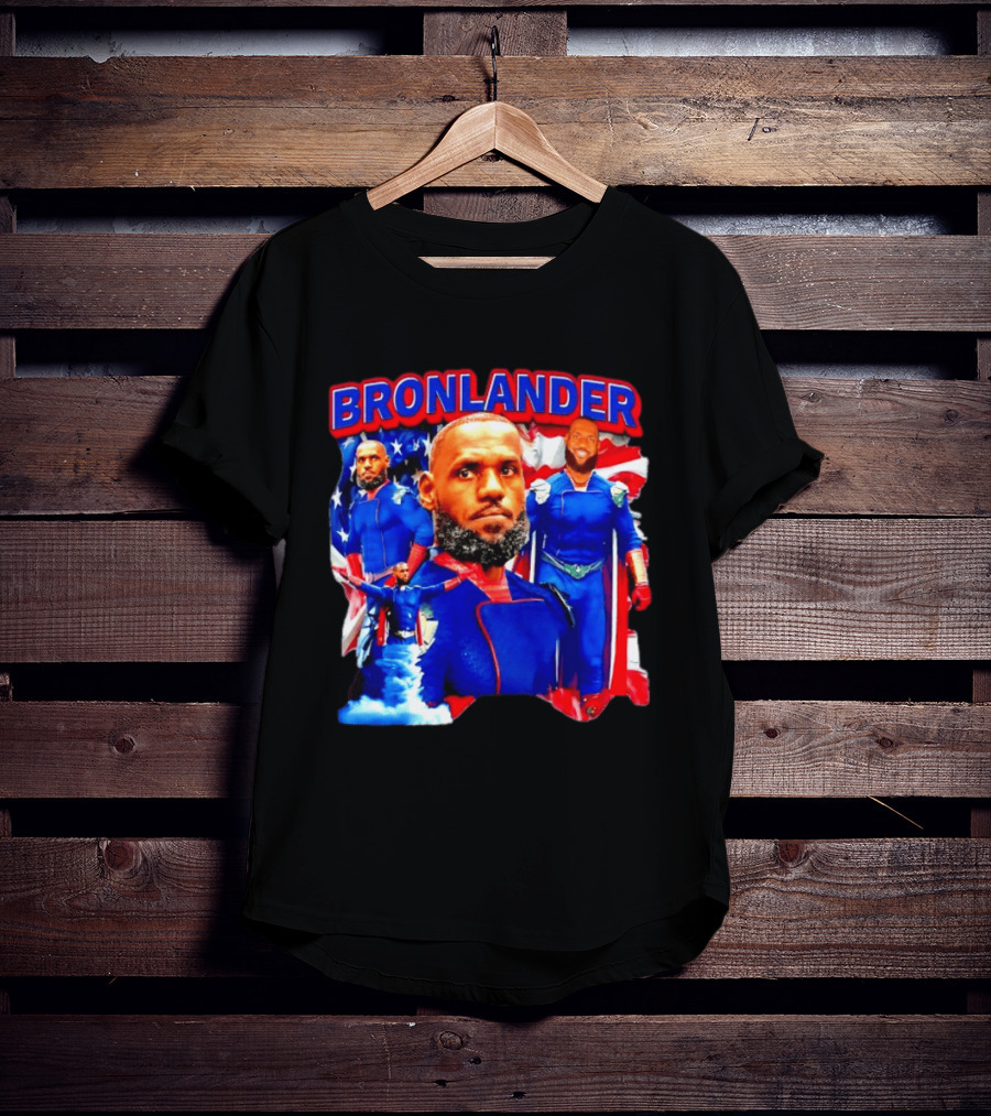 LeBron James Bronlander Basketball Superhero Fusion T-Shirt