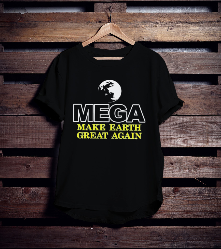 Count Binface MEGA Make Earth Great Again Planet T-Shirt