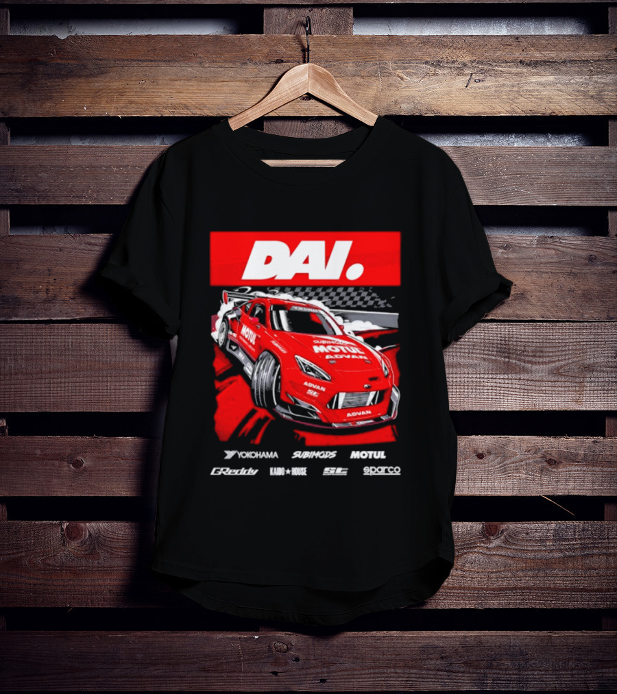 Dai Yoshihara Motul Advan Subimods Greddy Kaido House Sparco Yokohama Racing Car T-Shirt