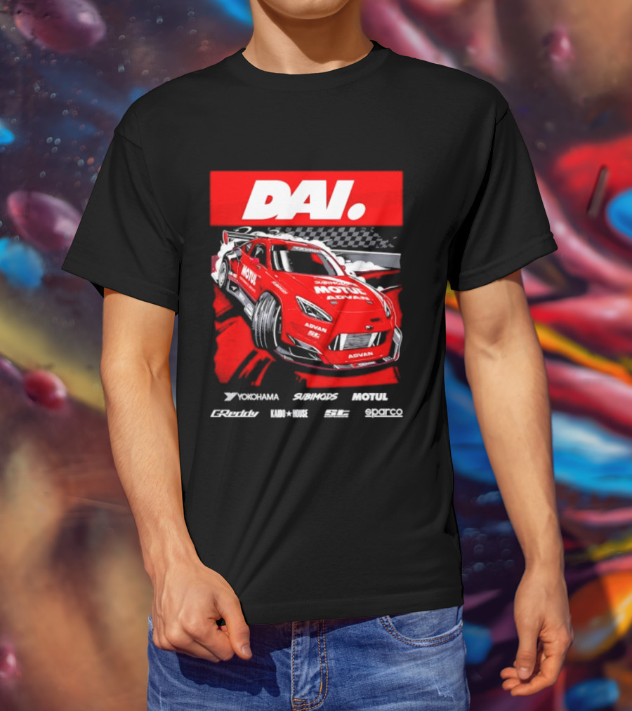 Dai Yoshihara Motul Advan Subimods Greddy Kaido House Sparco Yokohama Racing Car T-Shirt