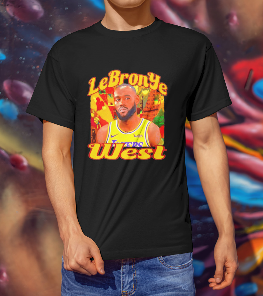 LeBronYe West Los Angeles Lakers Basketball T-Shirt