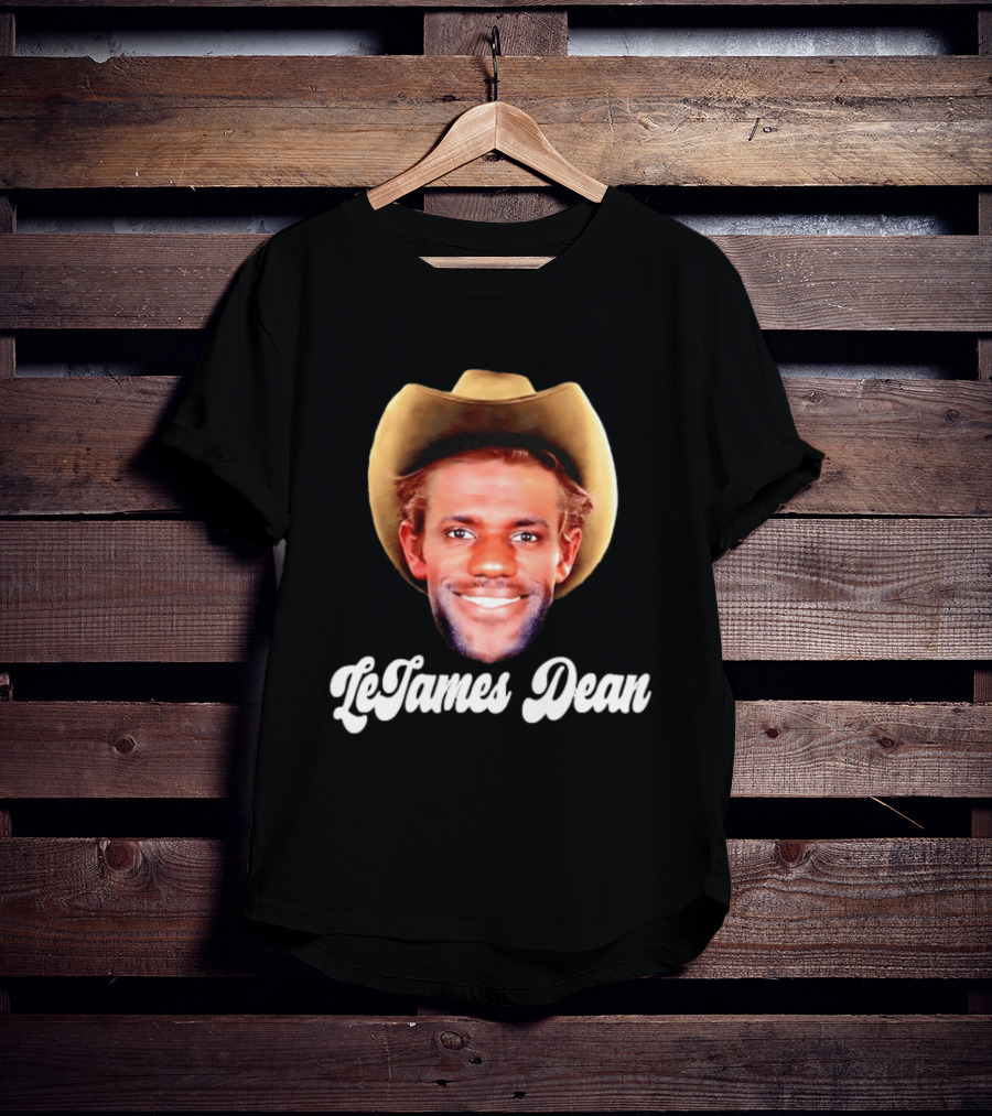 LeBron James LeJames Dean Cowboy Hat T-Shirt