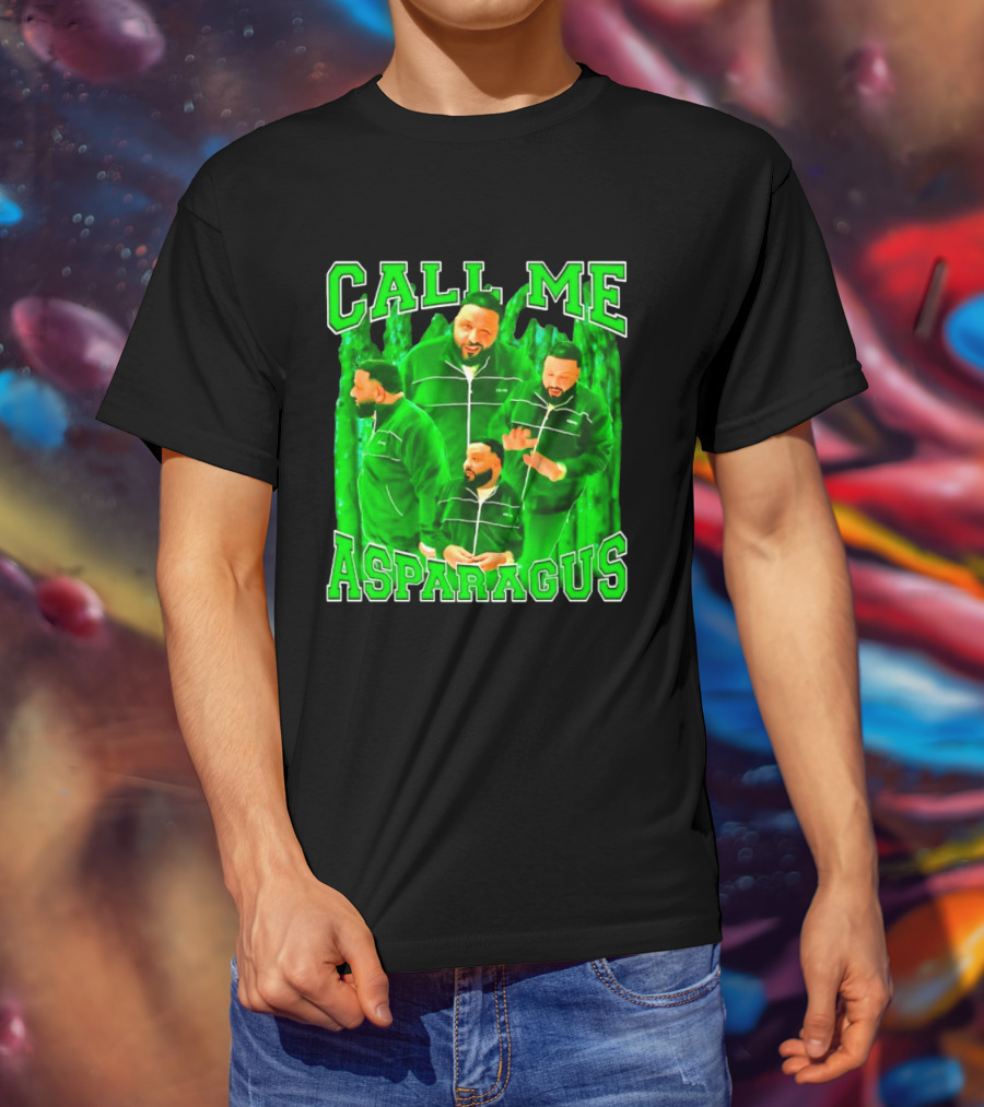 DJ Khaled Call Me Asparagus Music Producer Green Tracksuit T-Shirt