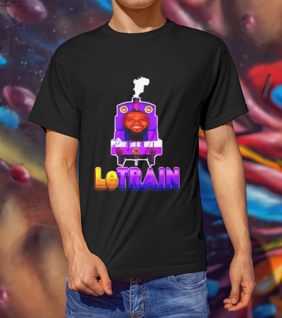LeBron James LeTrain Meme With Philadelphia 76ers Concept T-Shirt