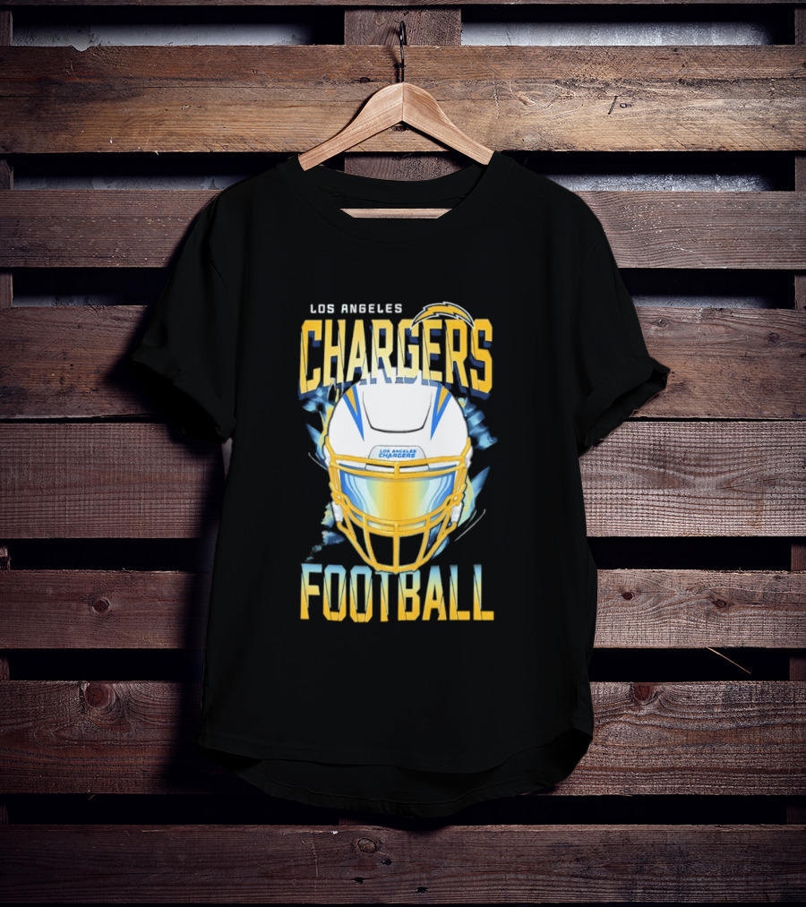 Los Angeles Chargers Football Helmet 2026 Season Team Spirit T-Shirt