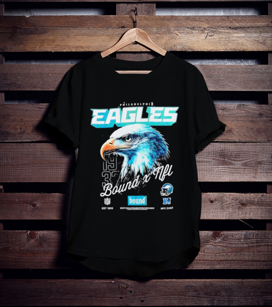 Philadelphia Eagles Bound NFC East 1933 Bird Head Helmet NFL T-Shirt