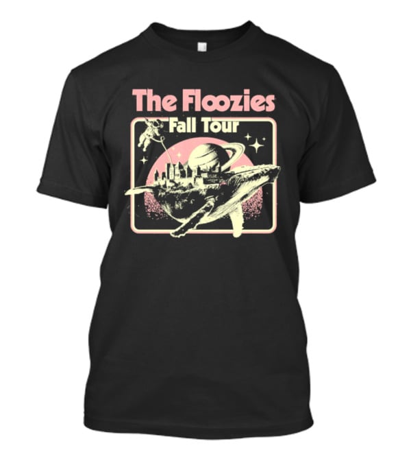 The Floozies Fall Tour Astronaut Whale Castle Space Adventure T-Shirt