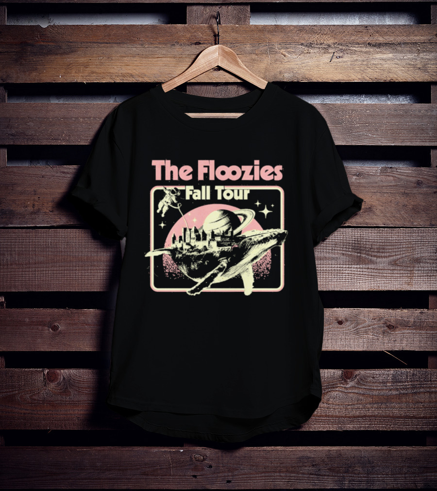 The Floozies Fall Tour Astronaut Whale Castle Space Adventure T-Shirt