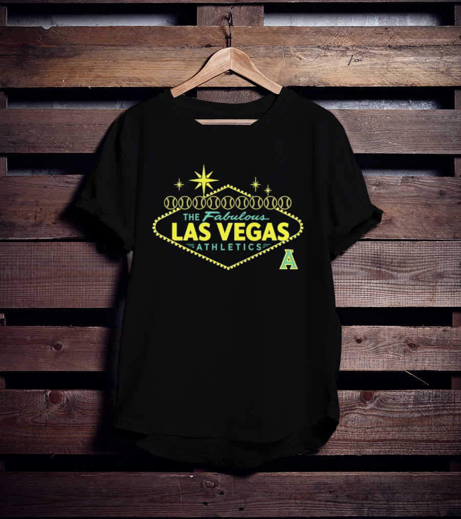 The Fabulous Las Vegas Athletics MLB Baseball 2026 Welcome Sign T-Shirt