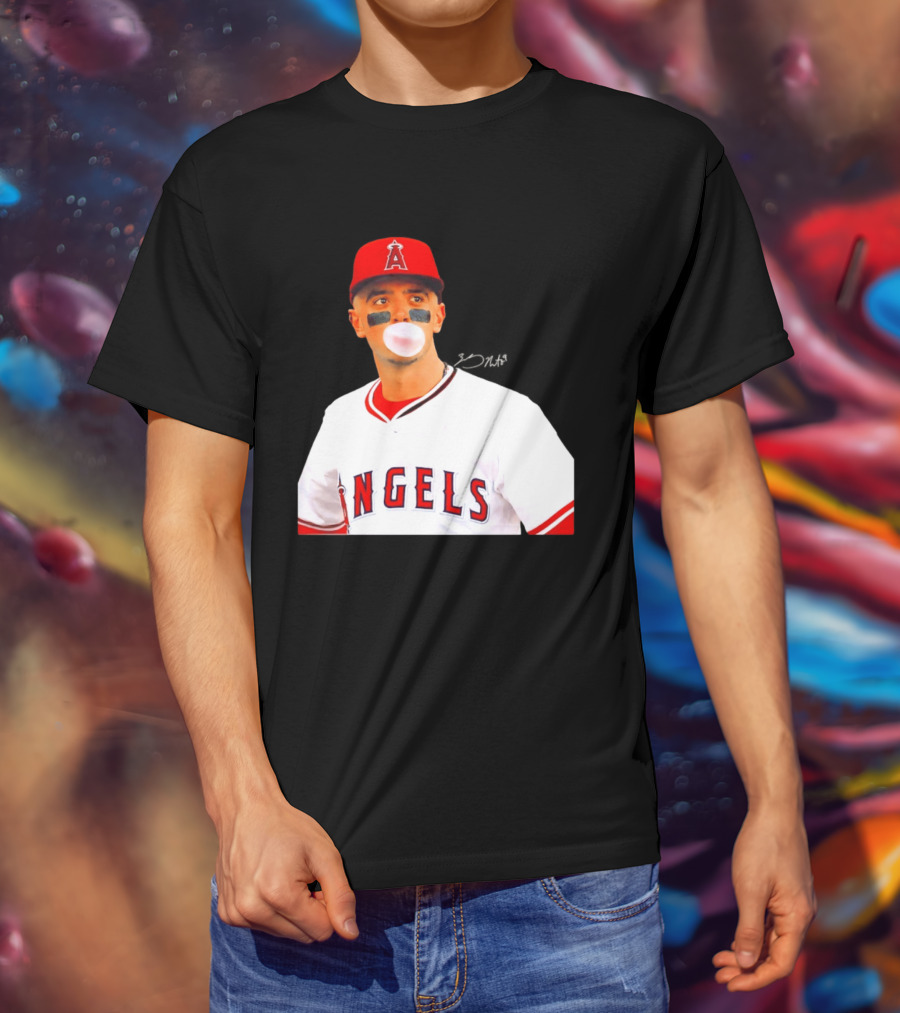 Zach Neto Los Angeles Angels 2026 MLB Season Bubblegum Moment T-Shirt