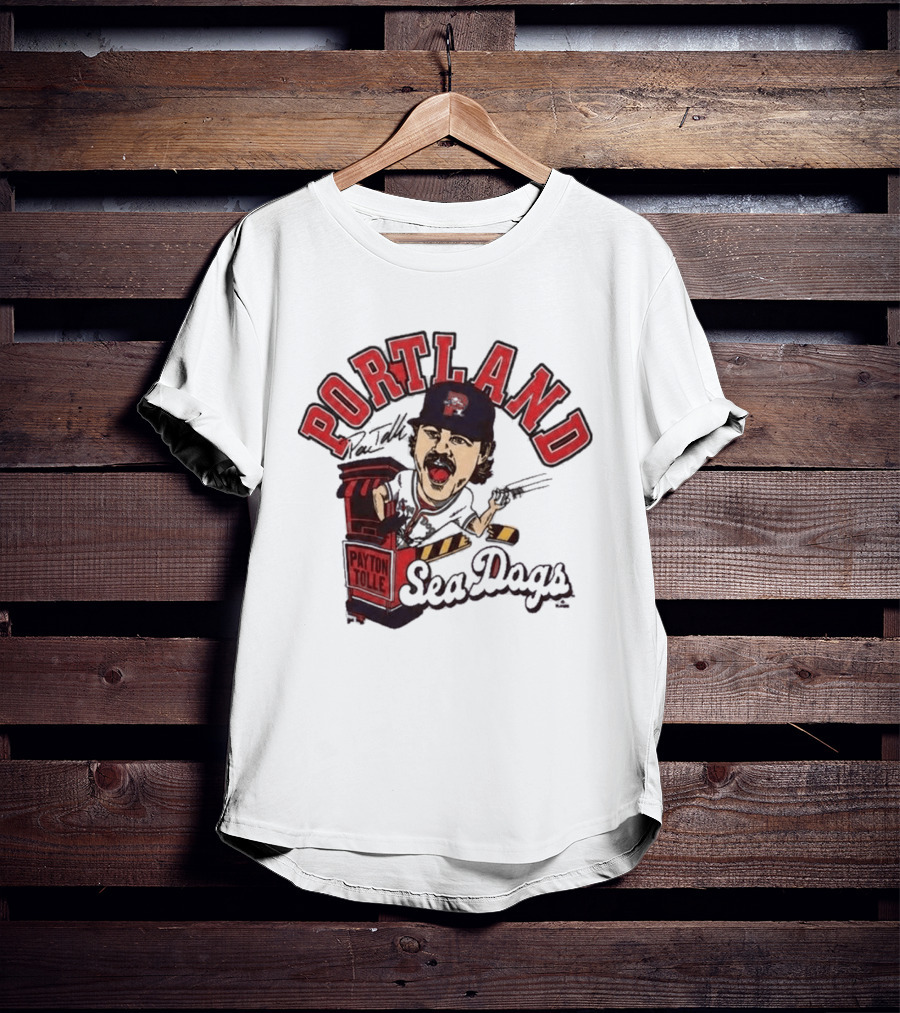 Payton Tolle Portland Sea Dogs Baseball T-Shirt