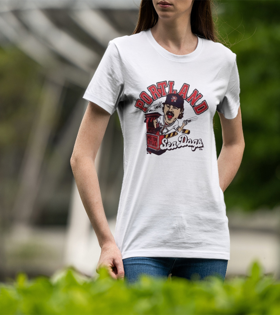 Payton Tolle Portland Sea Dogs Baseball T-Shirt