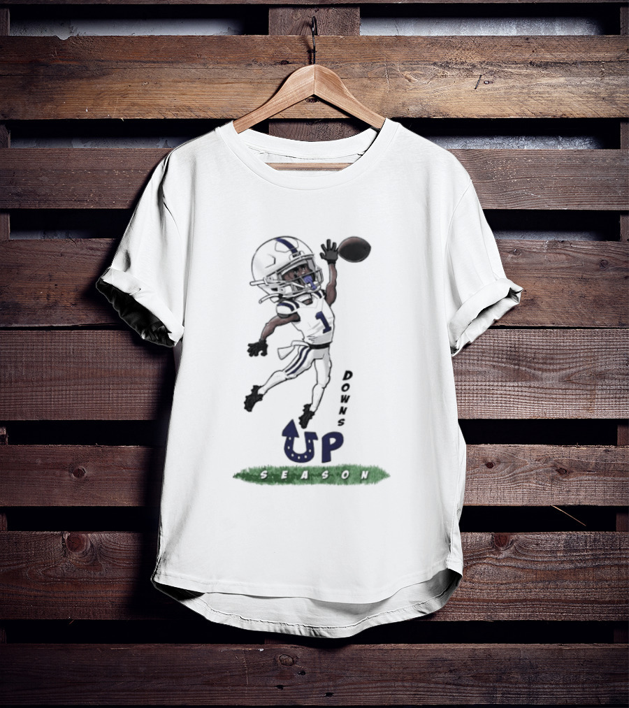 Josh Downs Indianapolis Colts Up Season Football Catch T-Shirt