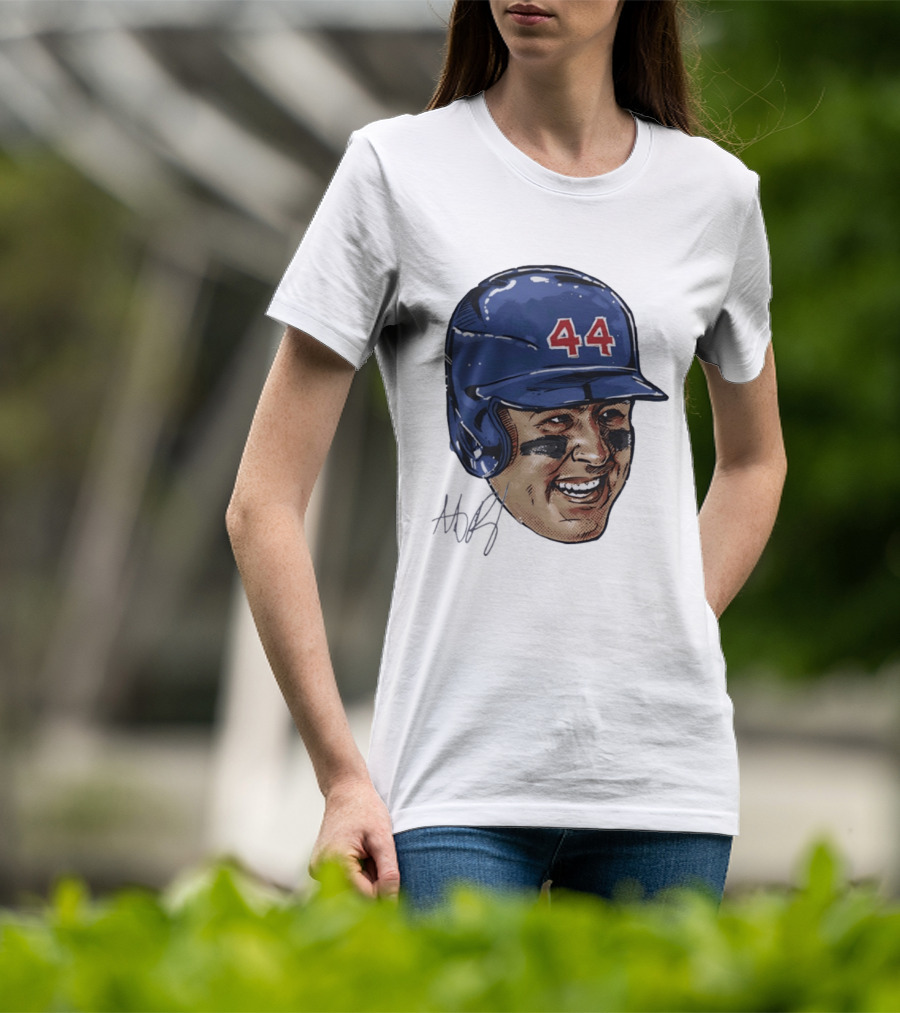Anthony Rizzo 44 Chicago Cubs Iconic Smile Swag Head T-Shirt