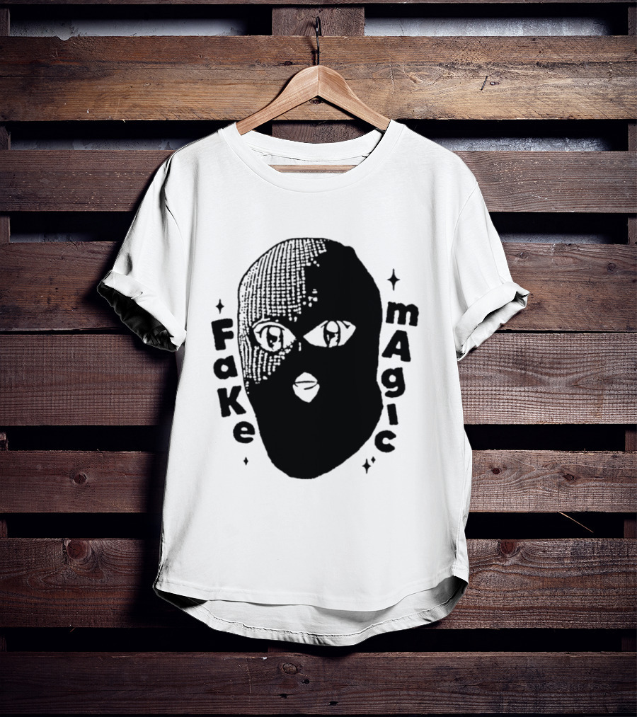 Fake Magic Anime Eyes Balaclava Ski Mask T-Shirt