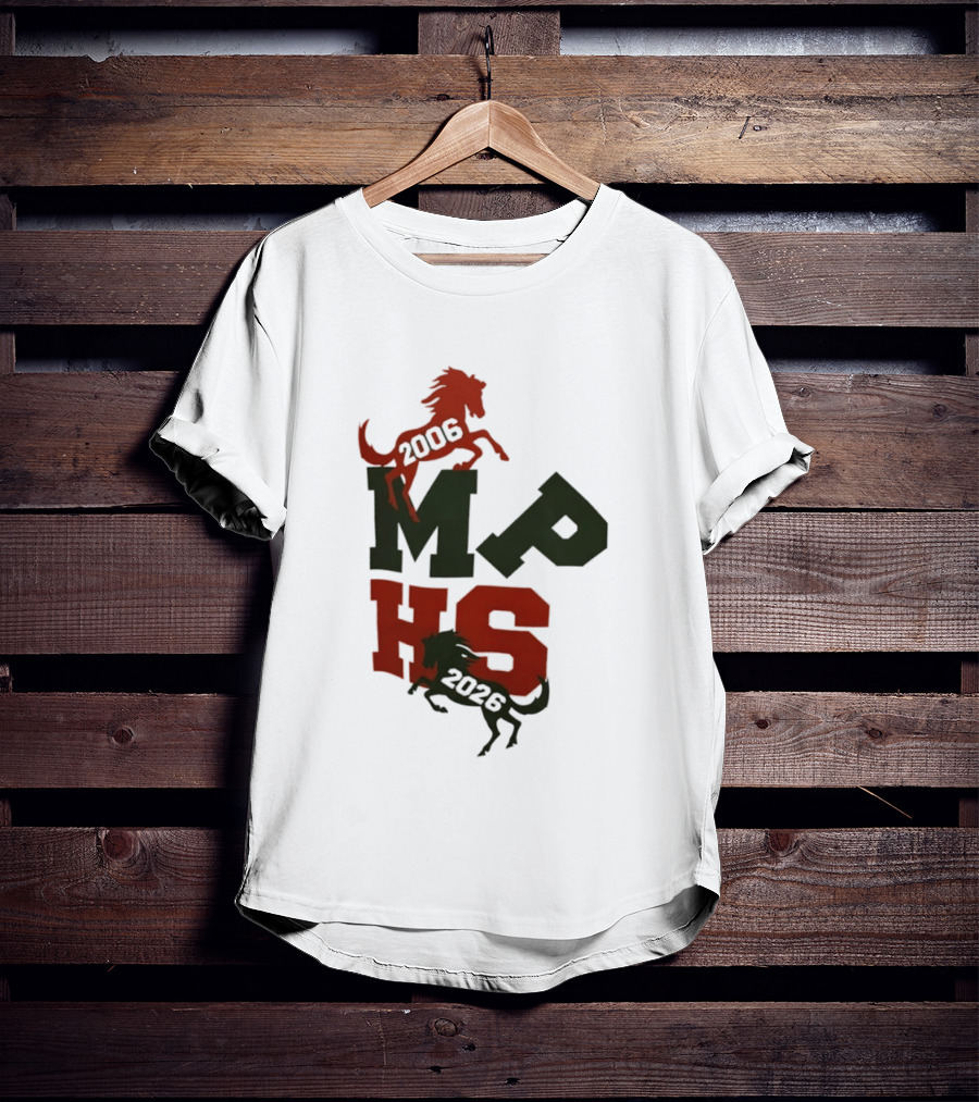 Morgan Park Mustangs MPHS 2006 2026 T-Shirt
