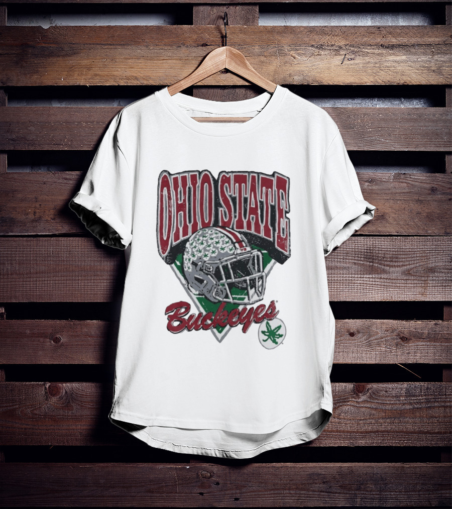 Ohio State Buckeyes Helmet Football Pride T-Shirt