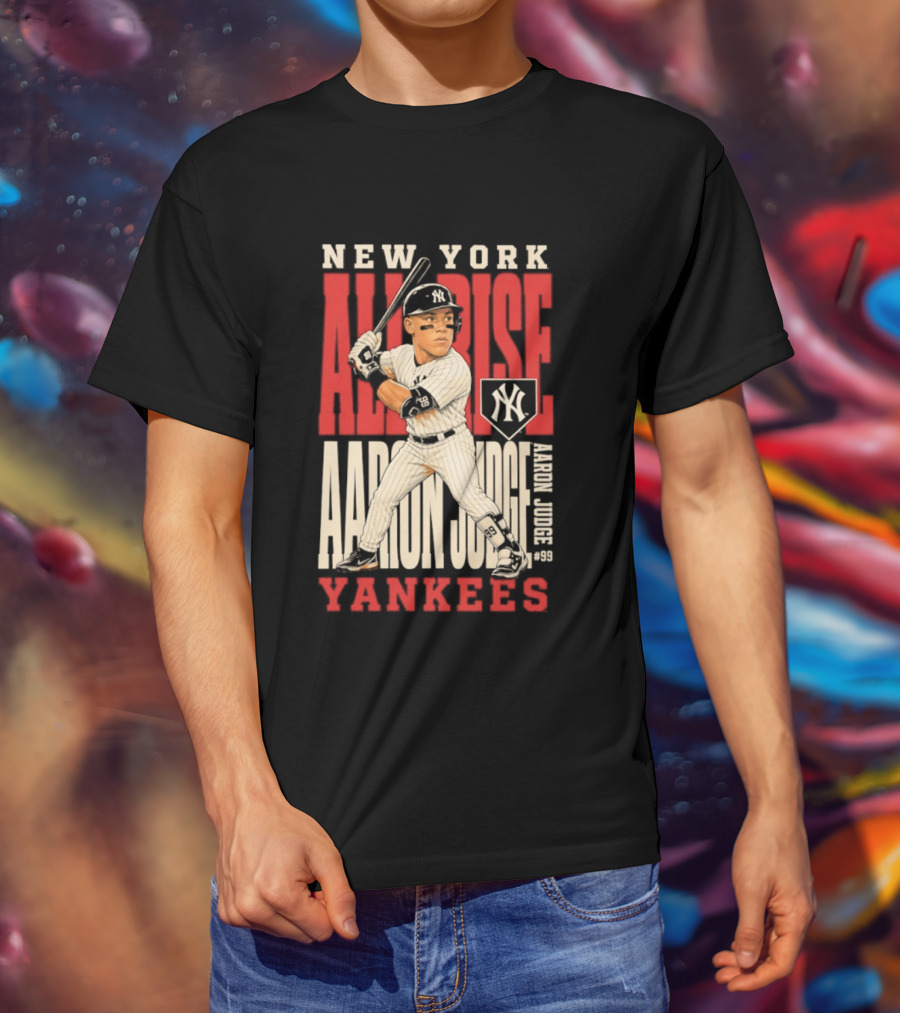 New York Yankees Aaron Judge 2026 Season Caricature T-Shirt