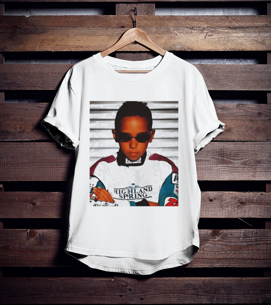 Lewis Hamilton Highland Spring Racing Attire Youthful Champion T-Shirt