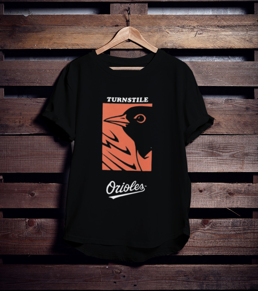 Baltimore Orioles Turnstile 2026 These Birds Not Meant To Fly Alone Two Sided T-Shirt
