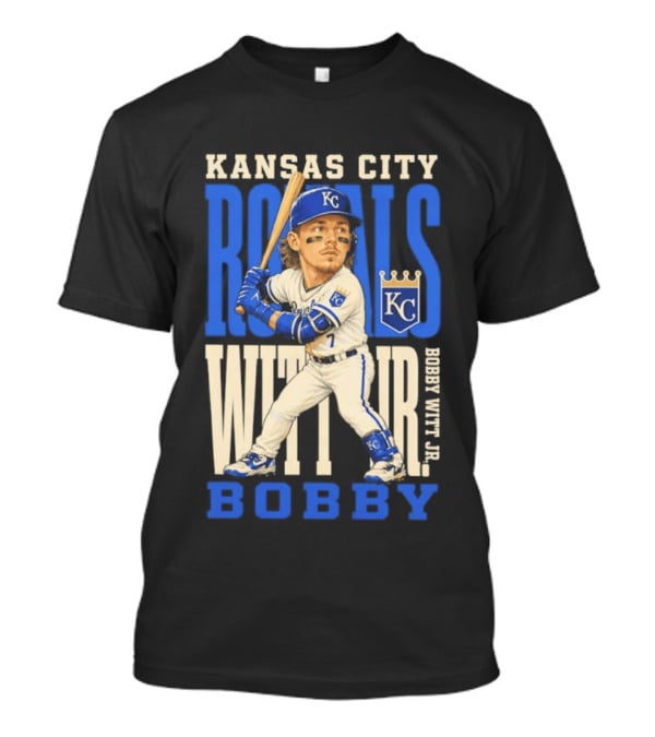 Kansas City Royals Bobby Witt Jr. MLB 2026 Caricature T-Shirt