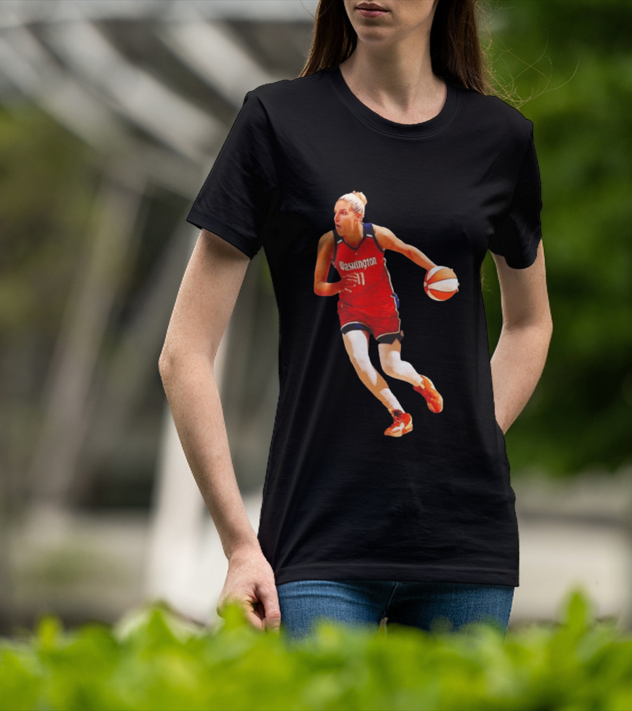 Elena Delle Donne Washington Mystics Basketball Hall Of Fame Player 11 T-Shirt