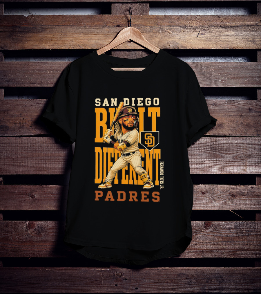 San Diego Built Different Padres Fernando Tatis Jr. 2026 MLB Season T-Shirt
