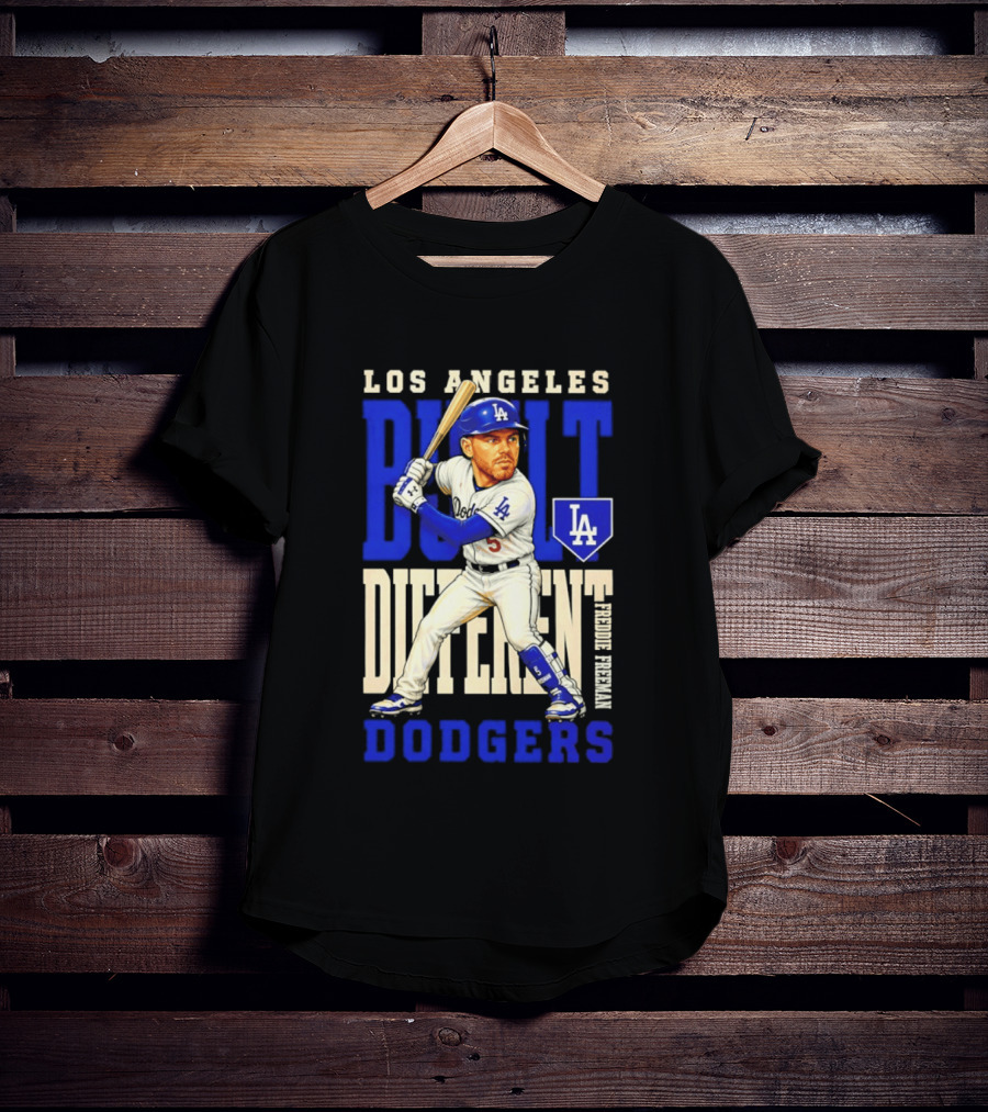 Los Angeles Dodgers Built Different Freddie Freeman MLB T-Shirt