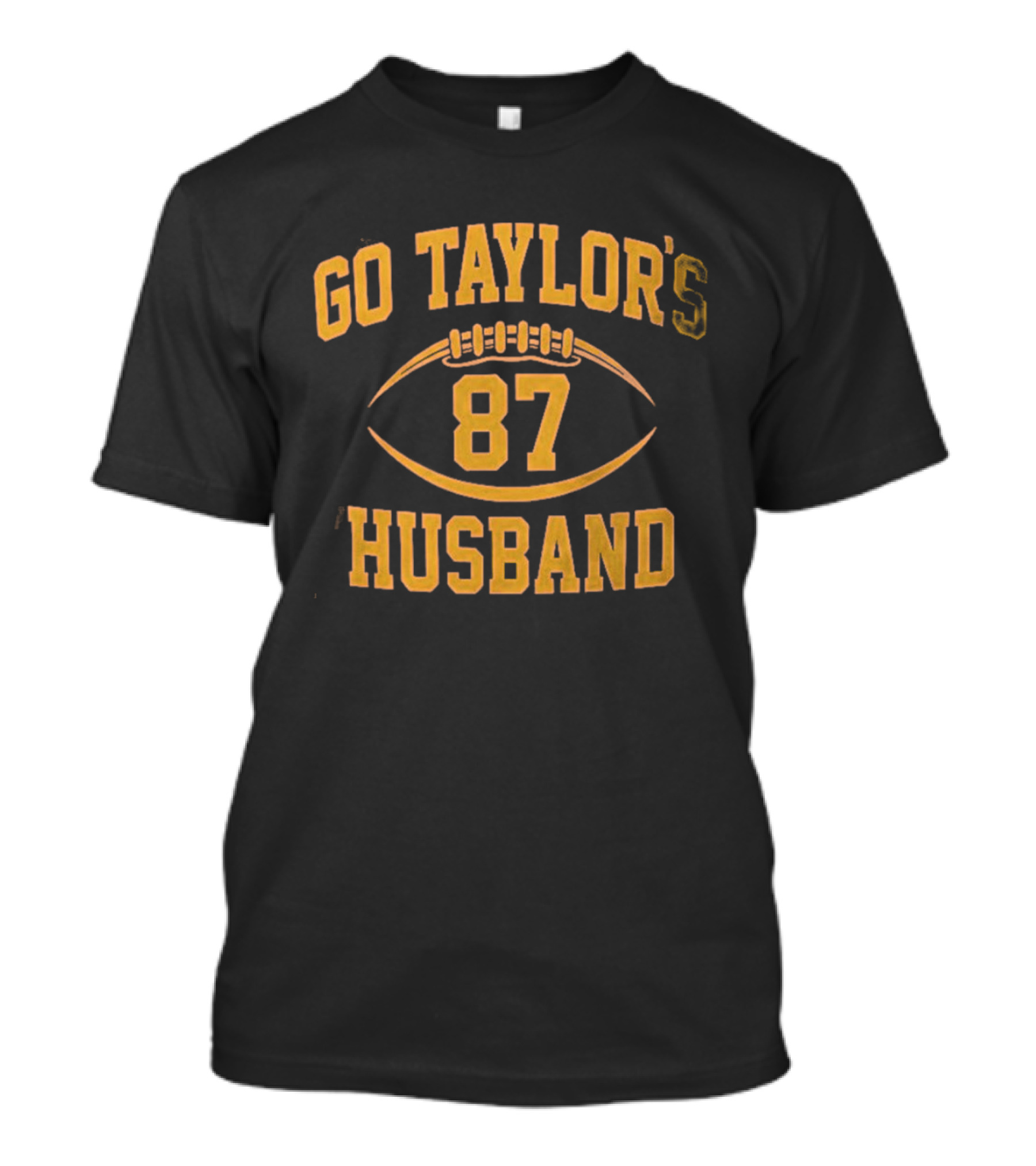 Go Taylor's 87 Husband Football Team Support T-Shirt