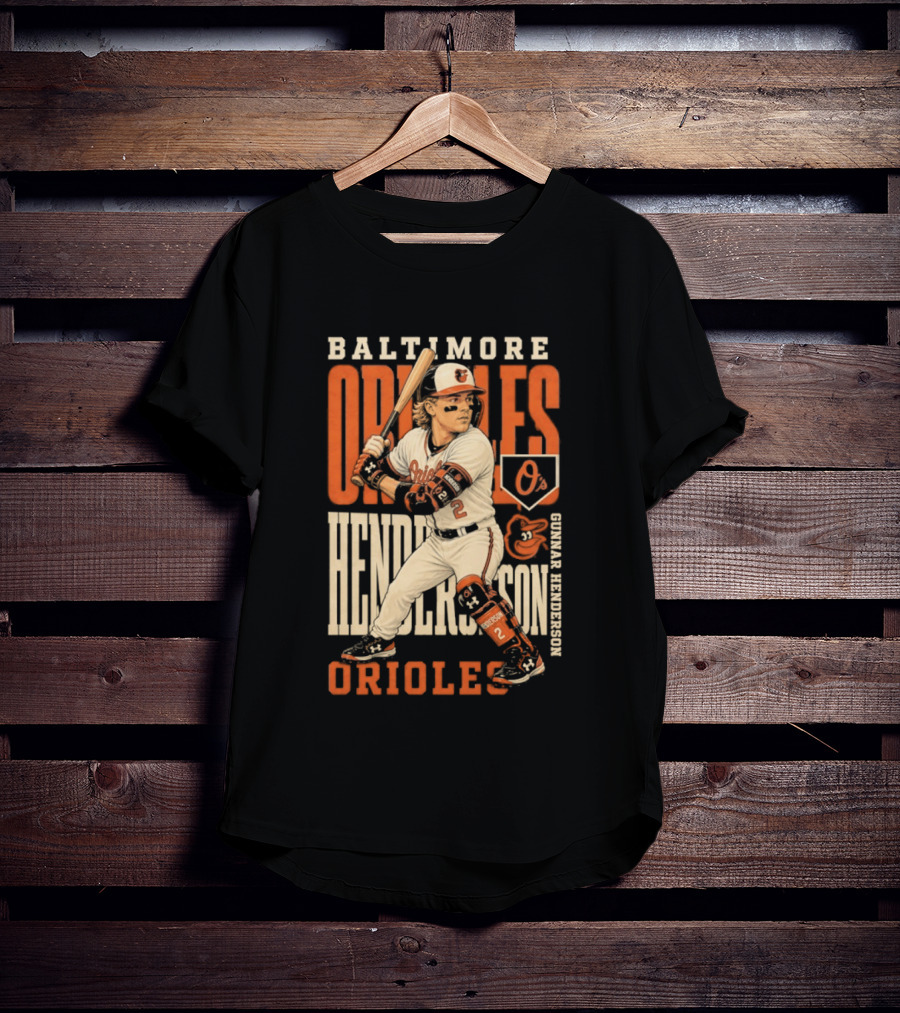 Baltimore Orioles Gunnar Henderson 2026 MLB Season T-Shirt
