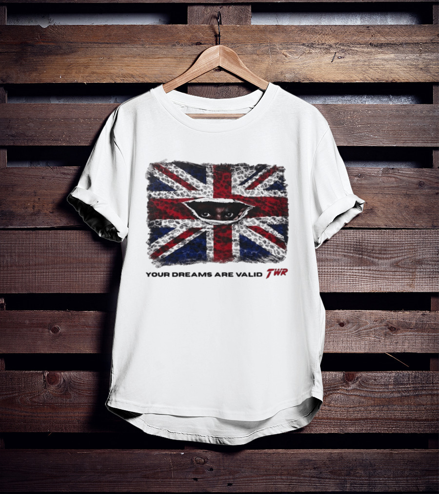 Your Dreams Are Valid TWR Union Jack Eyes T-Shirt