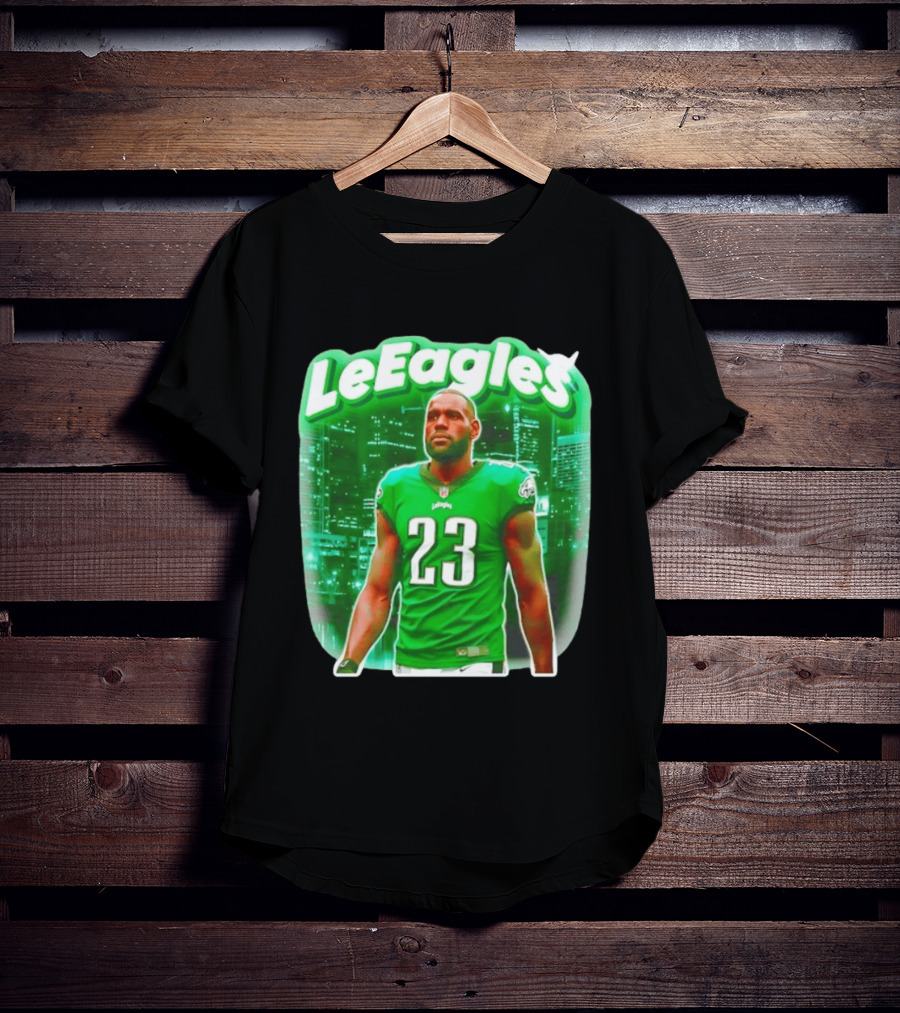 LeBron James LeEagles Philadelphia Eagles 23 Jersey T-Shirt