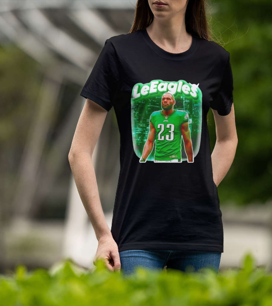LeBron James LeEagles Philadelphia Eagles 23 Jersey T-Shirt