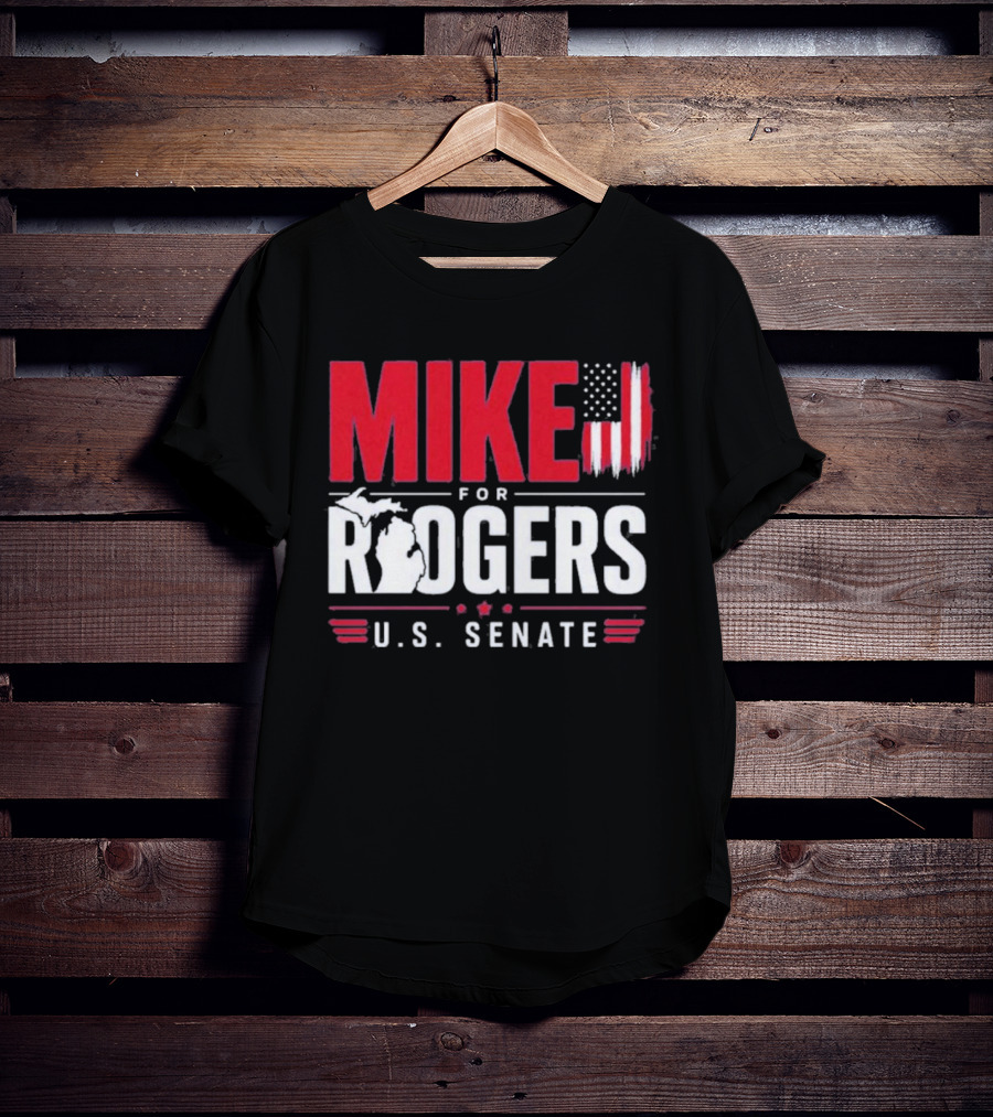 Mike Rogers U.S. Senate Campaign American Flag T-Shirt