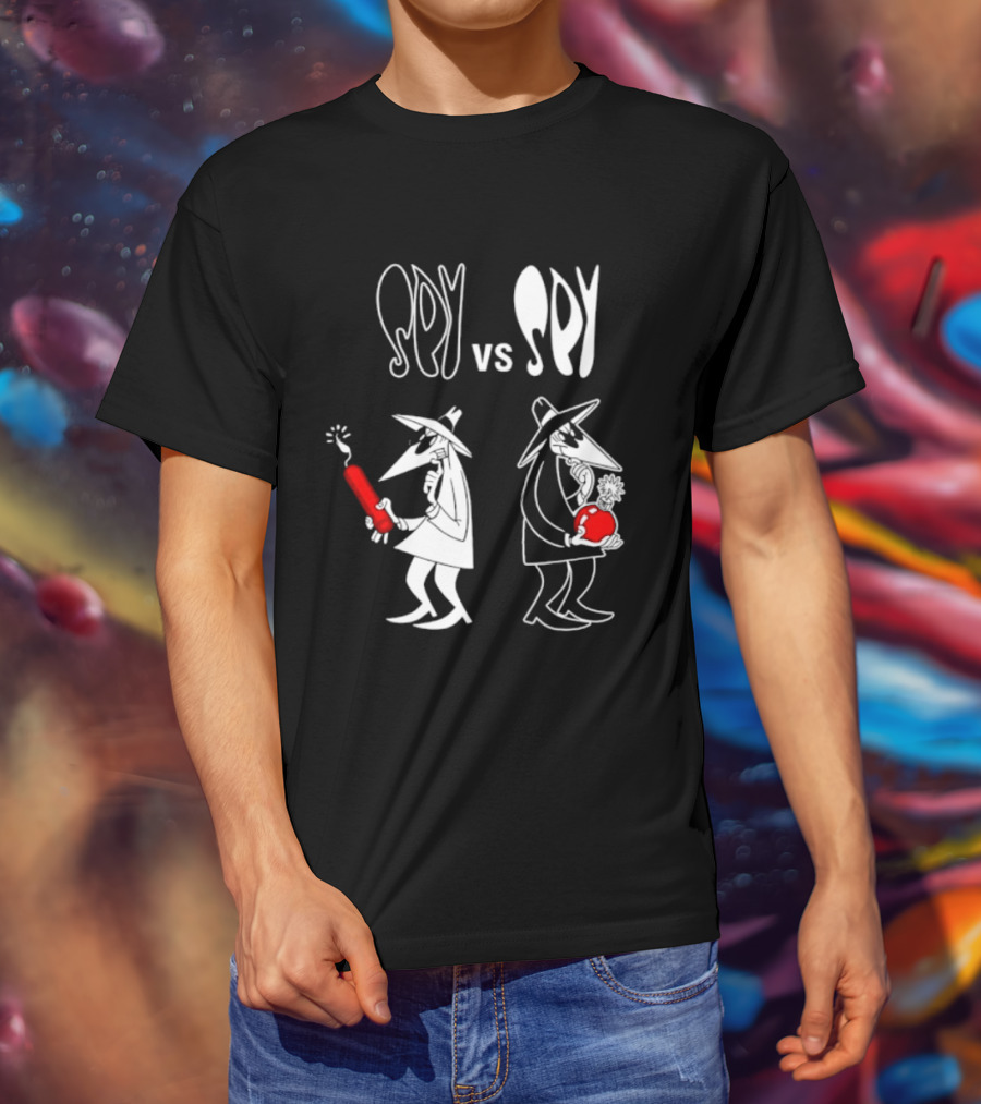 Spy Vs Spy Mad Magazine Classic Comic Characters Showdown Bomb And TNT T-Shirt