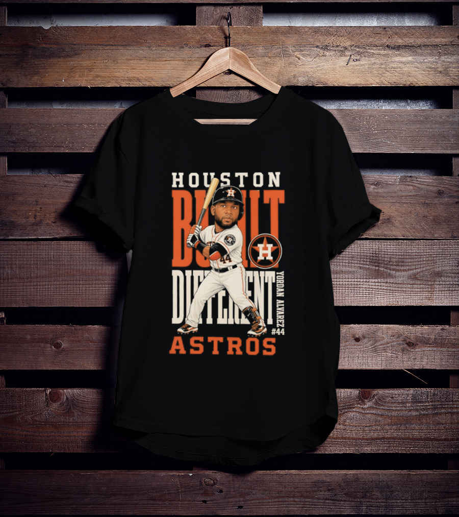 Houston Built Different Astros Yordan Alvarez #44 T-Shirt