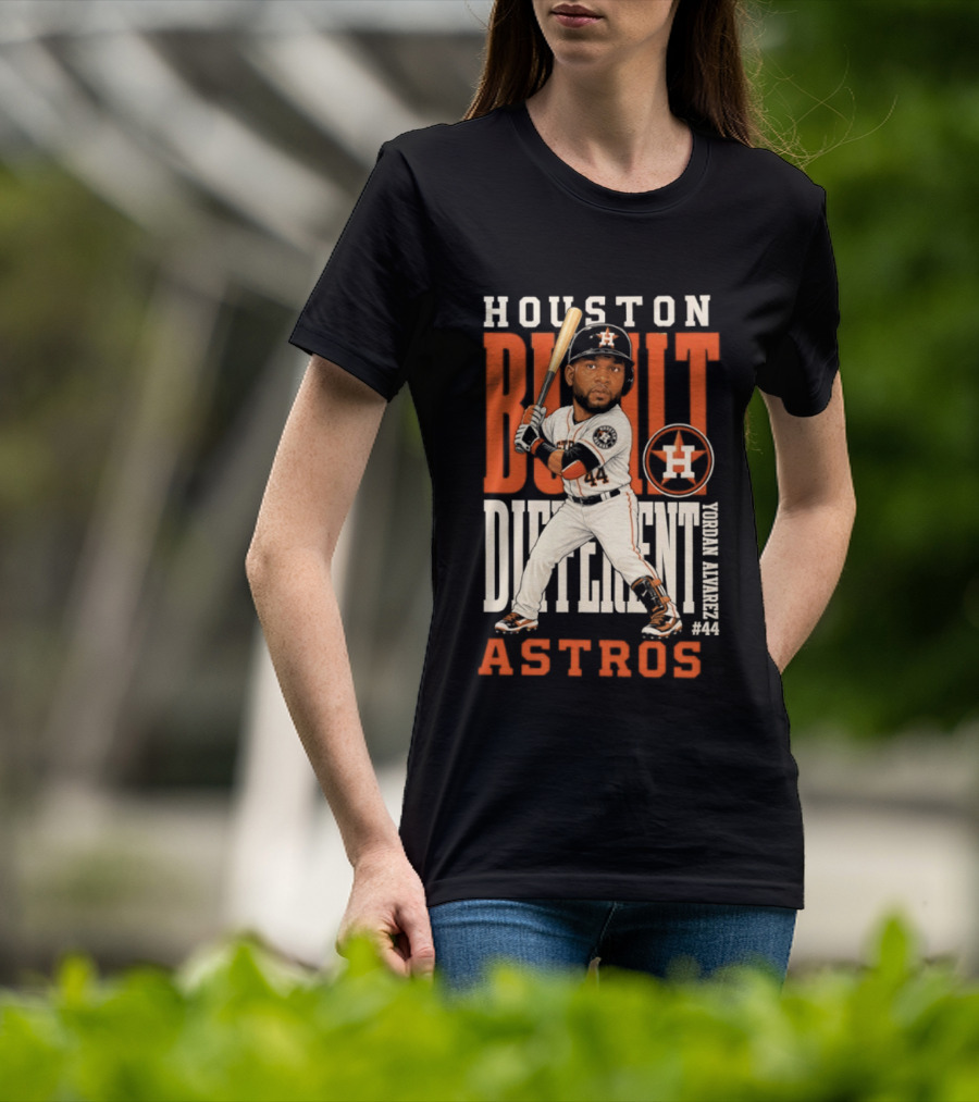 Houston Built Different Astros Yordan Alvarez #44 T-Shirt