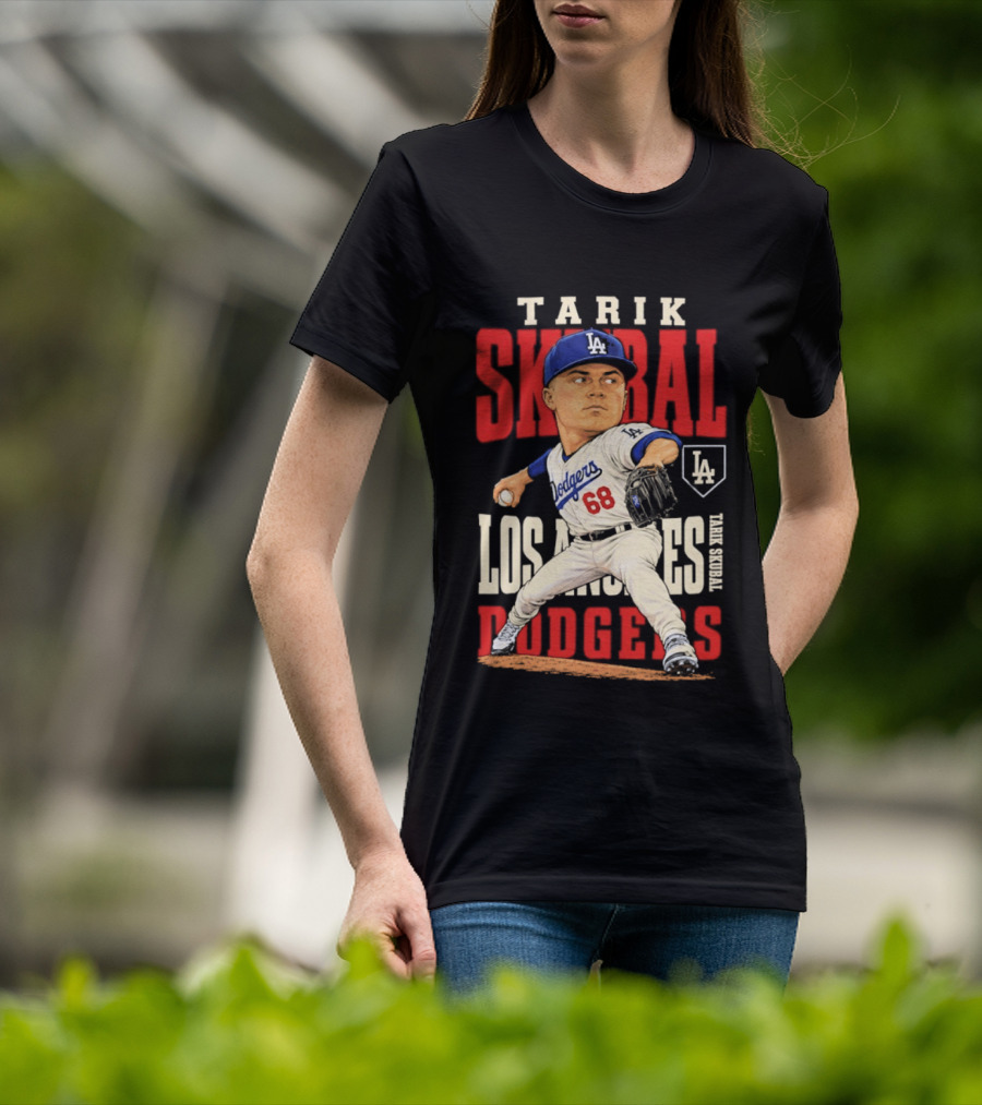 Tarik Skubal Los Angeles Dodgers 2026 MLB Season Dodgers 68 Caricature T-Shirt