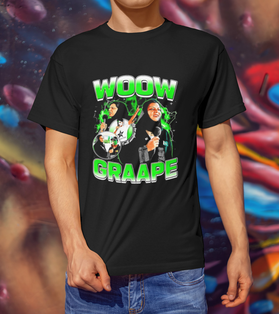 WOOW Graape I Will Sacrifice My Life For Pakistan Enthusiastically T-Shirt