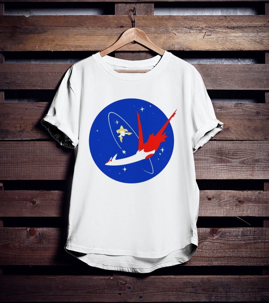 Latias Jirachi Cosmic Voyage In Space T-Shirt