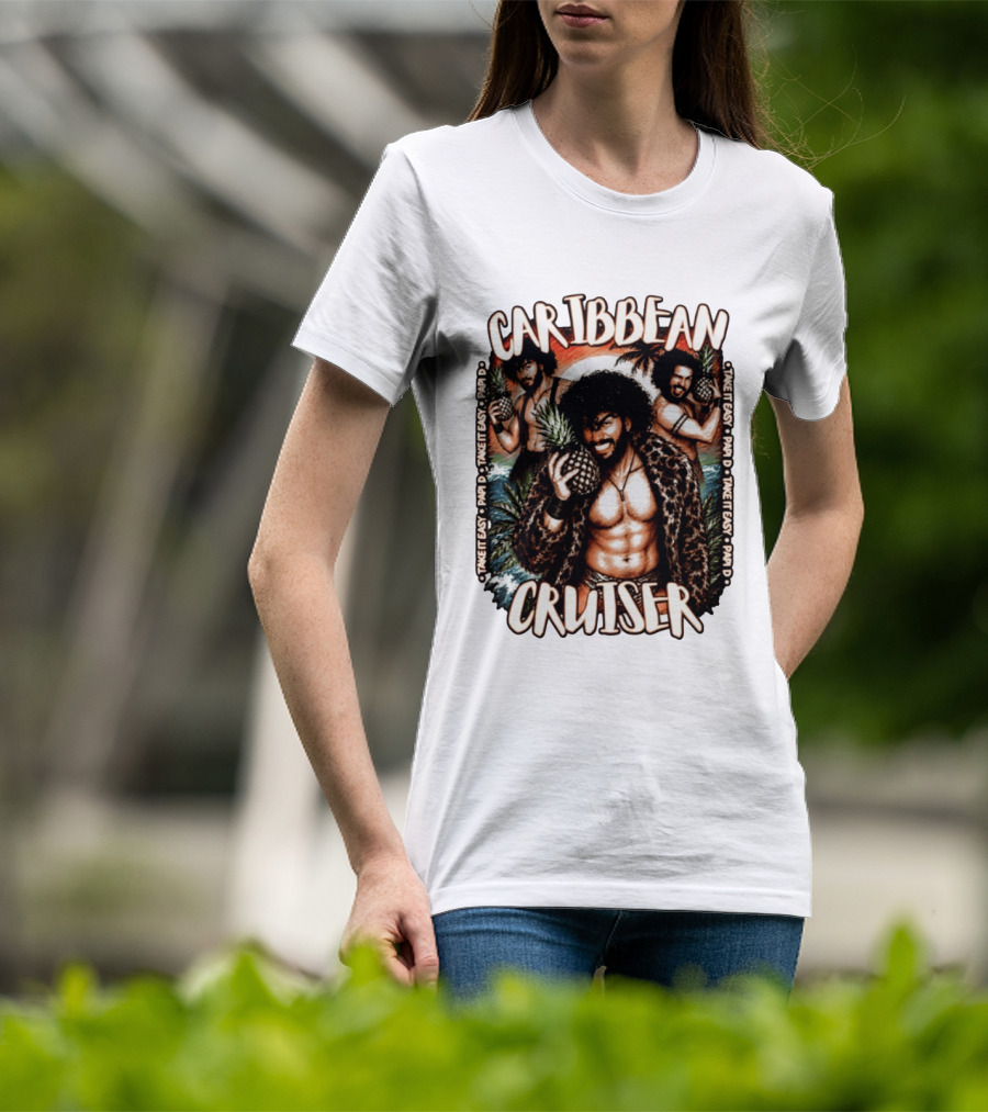 Caribbean Cruiser Papi D Take It Easy Pineapple T-Shirt