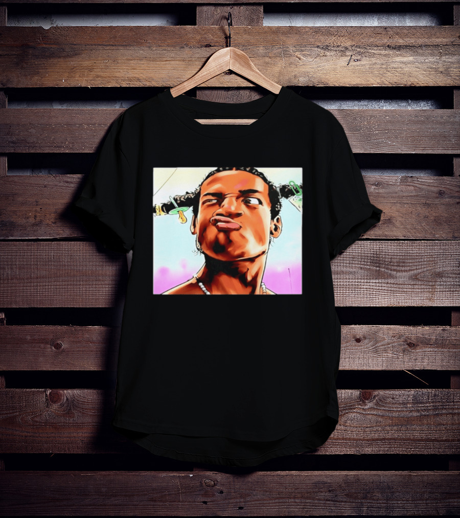 ASAP Rocky Hip Hop Rap Mob Pouty Face Meme T-Shirt