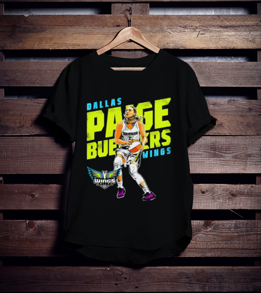 Dallas Wings Paige Bueckers WNBA Basketball Player T-Shirt